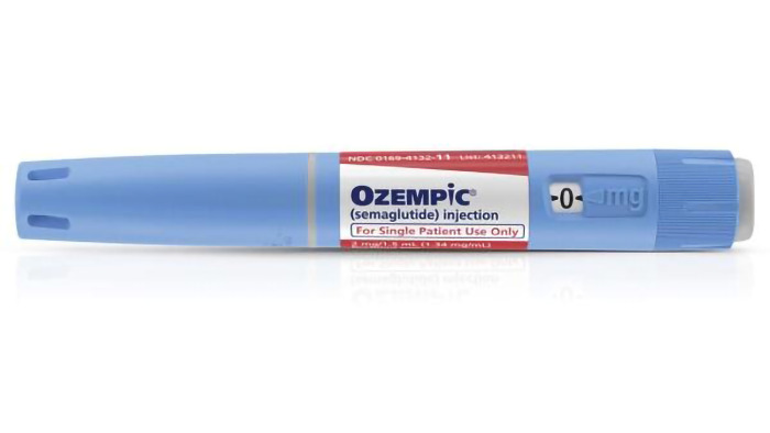 Ozempic injection pen, related to weight loss discussions.
