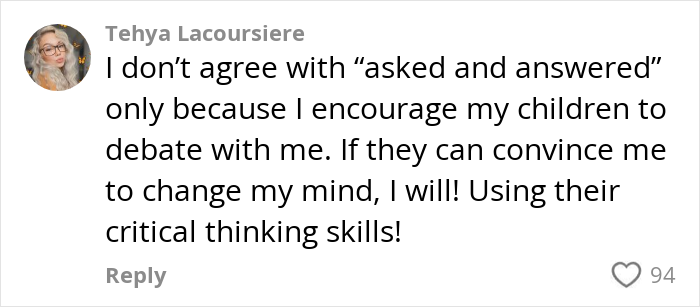 Parenting tip comment on encouraging kids to debate and use critical thinking to communicate effectively. Parenting tip comment on encouraging kids to debate and use critical thinking to communicate effectively.