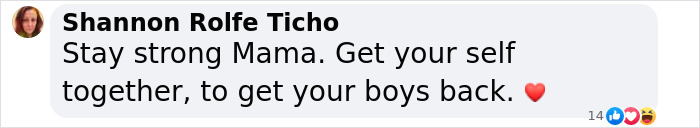 Support message for Jaime King about regaining custody of children. Support message for Jaime King about regaining custody of children.