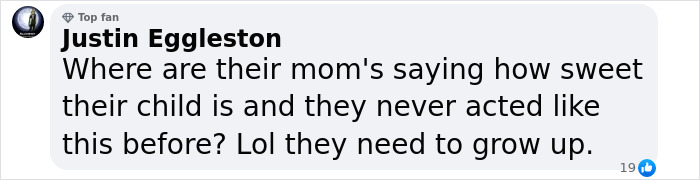 Comment screenshot reacting to prom dress heist news, expressing disappointment and humor.