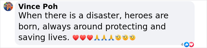 Text praising nurses as heroes for protecting lives during disasters, with heart and prayer emojis.
