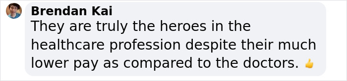 Comment praising nurses as heroes in healthcare for protecting newborns.