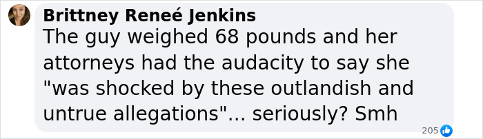 Comment discussing allegations against a mom accused of imprisoning her stepson for decades.