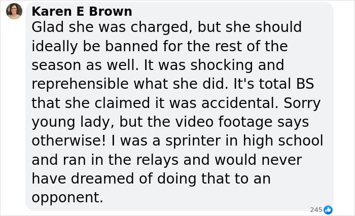 “That Girl Is Lying!”: Runner Who Bashed Opponent’s Head Shares New Video To Prove She’s Innocent “That Girl Is Lying!”: Runner Who Bashed Opponent’s Head Shares New Video To Prove She’s Innocent