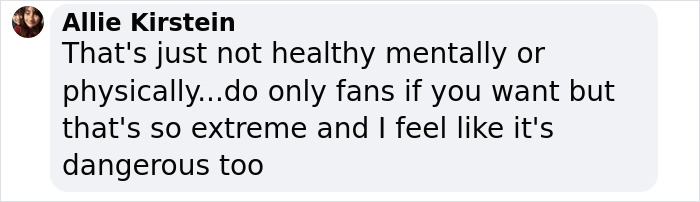 Comment on Lily Phillips' controversial stunt, questioning its safety and mental health impact.