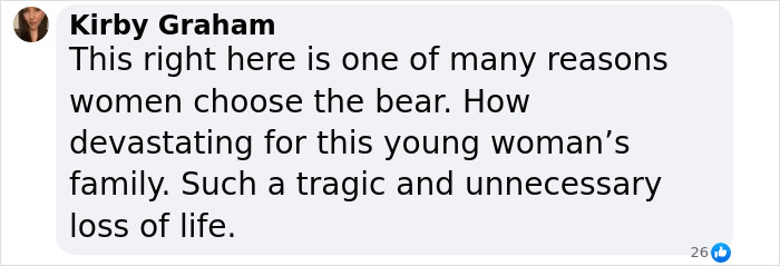 Comment expresses condolences for woman's devastating homicide. Comment expresses condolences for woman's devastating homicide.