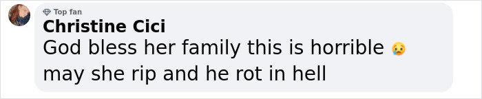 Comment expressing shock over woman's homicide via traffic cameras. Comment expressing shock over woman's homicide via traffic cameras.