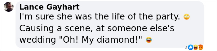Text comment about Kim Kardashian faking losing a diamond for publicity draws laughs.