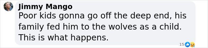 Text screenshot discussing concerns about Justin Bieber's behavior.