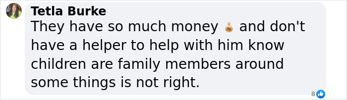 Comment discussing wealth and family support related to Gene Hackman's pacemaker incident. Comment discussing wealth and family support related to Gene Hackman's pacemaker incident.