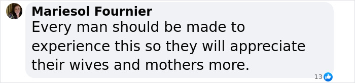 Comment on childbirth simulation experience expresses appreciation for women. Comment on childbirth simulation experience expresses appreciation for women.