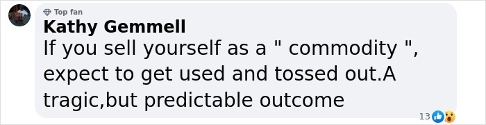 Social media comment on model&rsquo;s assault case, mentioning trafficking at "Porta Potty" parties.