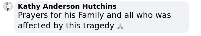 Comment expressing condolences for beloved teacher's tragedy. Comment expressing condolences for beloved teacher's tragedy.