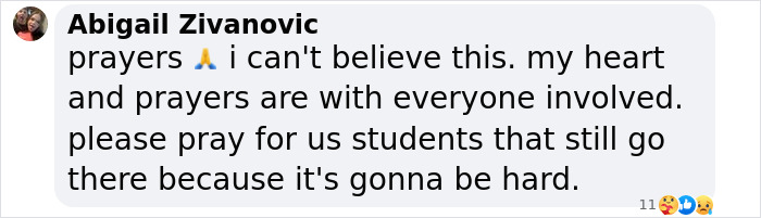Comment expressing sorrow and support after beloved teacher's tragic passing. Comment expressing sorrow and support after beloved teacher's tragic passing.