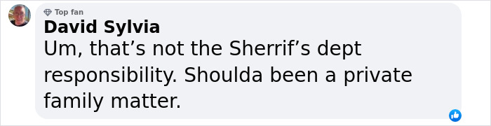 David Sylvia's comment on private family responsibility in burial decision. David Sylvia's comment on private family responsibility in burial decision.