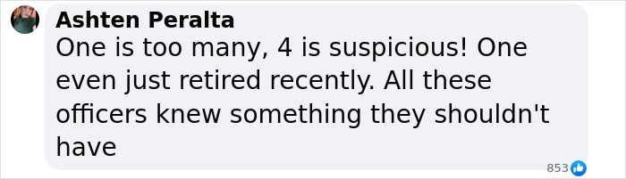Comment on Texas deputies' deaths, questioning the suspicious occurrence of multiple suicides.