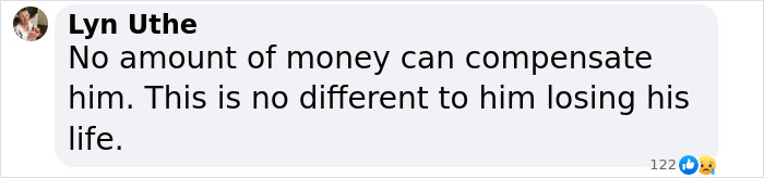 Comment on longest-serving death row inmate's compensation after not guilty verdict.