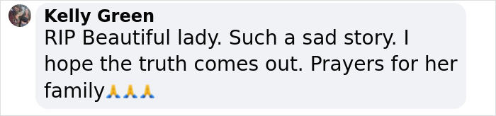 Condolences for '80s rocker's fianc&eacute;e on tragic cruise ship fall, expressing hope for truth and prayers.