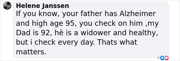 Gene Hackman's daughter comments on father's health, checks daily despite age and condition.