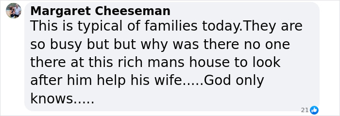 Comment on family priorities after Gene Hackman's dad's passing.