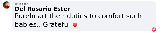 Comment celebrating nurses as angels, praising their dedication and care for newborns.