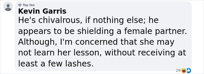 Comment by Kevin Garris supporting Irish horse carriage driver; concerns about lessons and lashes.