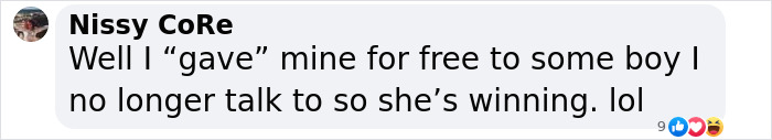 Comment on woman selling virginity for $2 million, humorously comparing personal experience. Comment on woman selling virginity for $2 million, humorously comparing personal experience.