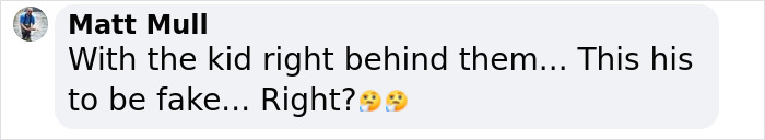 Comment on Bonnie Blue's NBA act: "With the kid right behind them... This has to be fake, right?