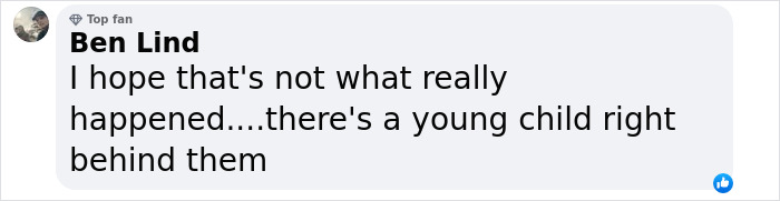 Social media comment reacting to an outrageous act at NBA event.