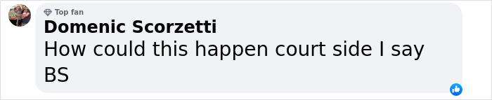 Comment expressing outrage over Bonnie Blue's act at NBA event.