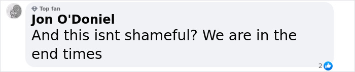 Comment expressing outrage, likely in response to Bonnie Blue's act at NBA event.