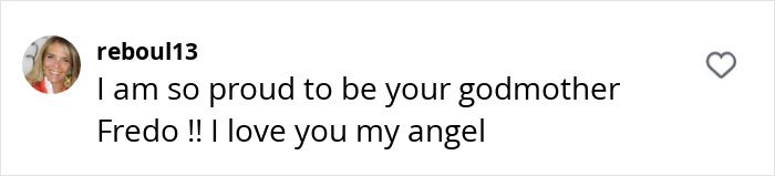 Godmother's heartfelt tribute to Prince Frederik in a social media post. Godmother's heartfelt tribute to Prince Frederik in a social media post.