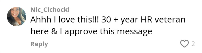 Comment from HR veteran approving r&eacute;sum&eacute; writing tips.