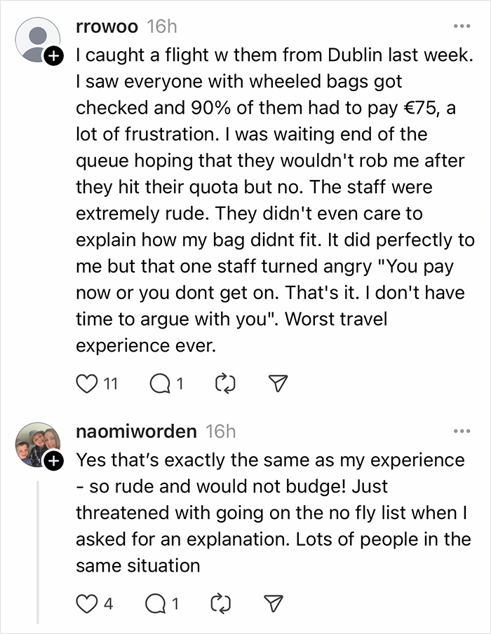 Woman’s Luggage Perfectly Fits The Required Size, Has To Pay Extra Or Not Fly Woman’s Luggage Perfectly Fits The Required Size, Has To Pay Extra Or Not Fly