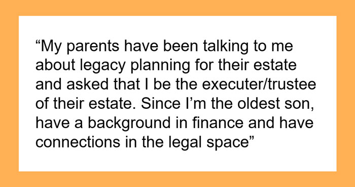 SIL Demands Gay BIL Be Cut Out Of Will Completely For Not Having Kids, He’s Livid