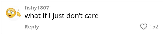 Comment saying "what if I just don't care" related to AI's environmental impact.