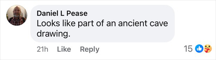 Comment under mysterious spiral sky phenomenon in UK: "Looks like part of an ancient cave drawing," with reactions.