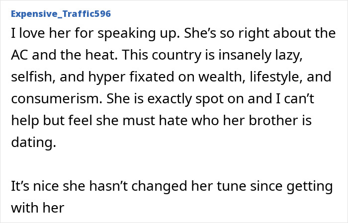 Text highlighting Timoth&eacute;e Chalamet's sister criticizing consumerism and hinting disapproval of his relationship with Kylie Jenner.