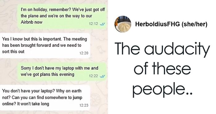 People Praise Employee Who Took Demanding Boss To The Cleaners With Priceless Vacation Text