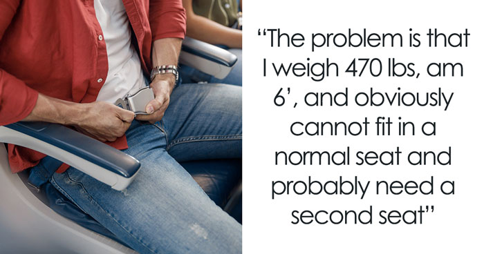 Boss Takes Over Booking Flight, Has No Idea Employee Weighs 470 Pounds And Needs Extra Space