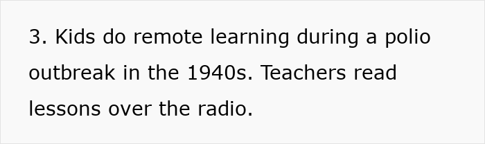 Kids experience remote learning during a polio outbreak in 1940s America, using radio for lessons.