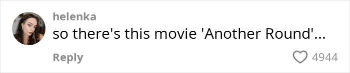 Comment from a college student discussing a movie, referencing pregaming midterms.