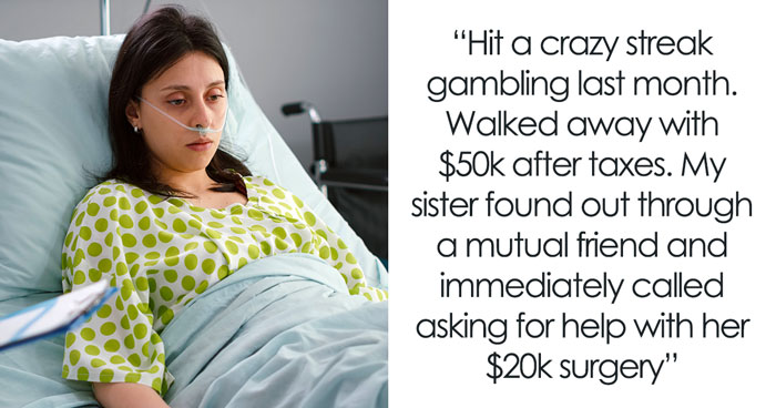Person Wins Loads Of Money, Refuses To Fund Sis’ Surgery As She Used To Steal From Them Years Ago