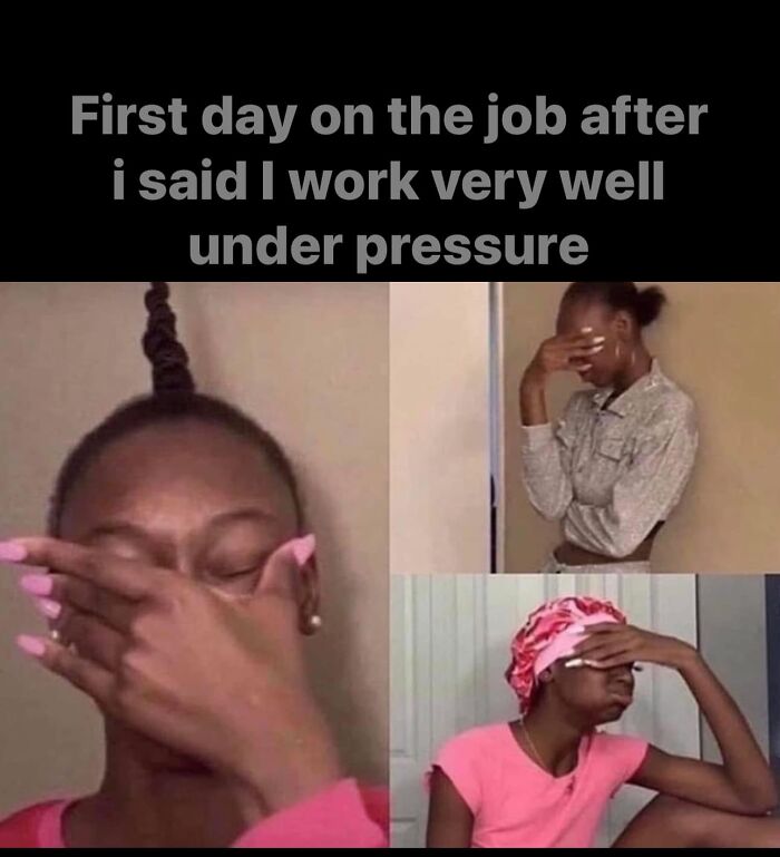 Pressure? More Like Panic