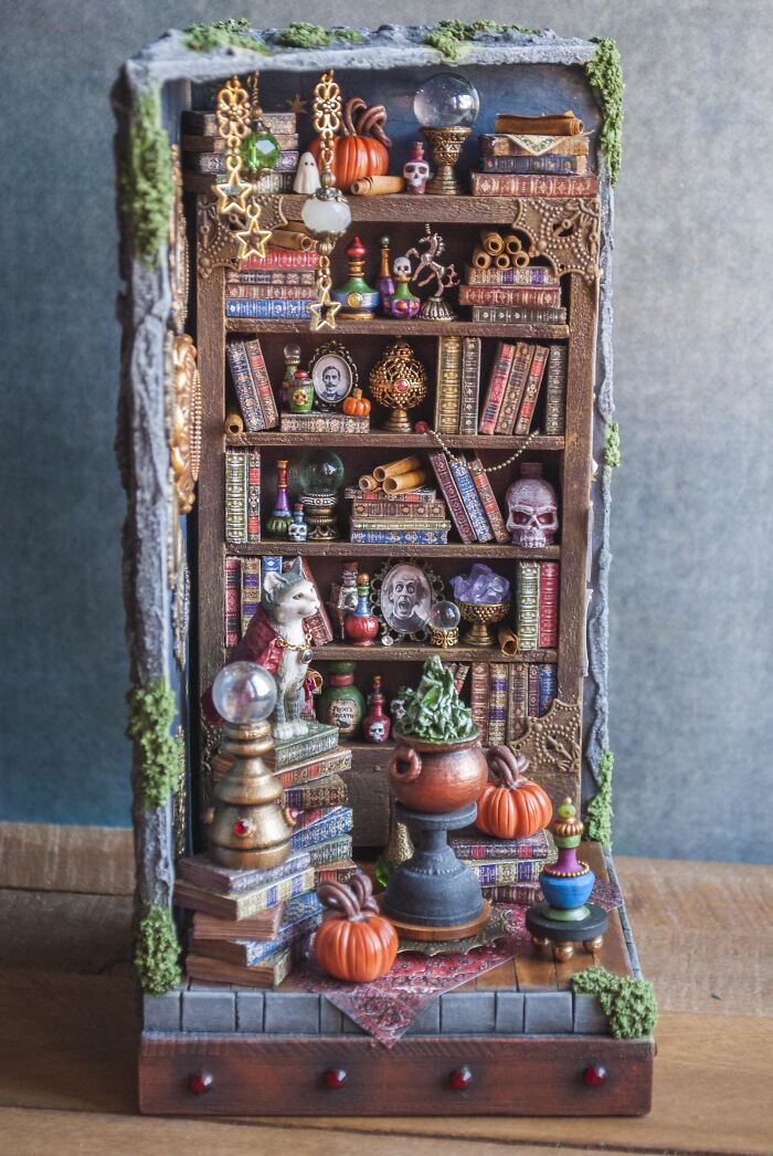 I Am An Artist Who Makes Dioramas; Here Are My Wizard's Room And Circus