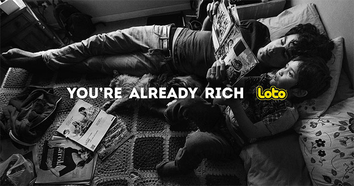 This Heartfelt Loto Ad Campaign Reframes Riches, Showcasing That You Already Have Enough (6 Pics)