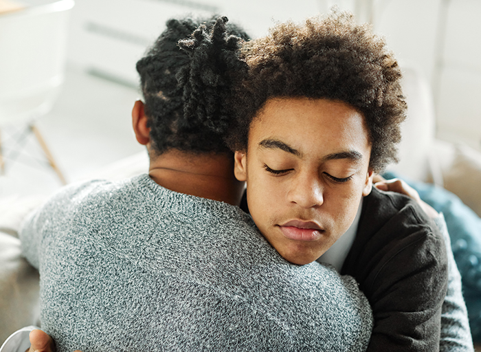 Teen Son Seeks Silent Comfort From Dad, Father Embraces Closeness, Wife Sees Red Flags