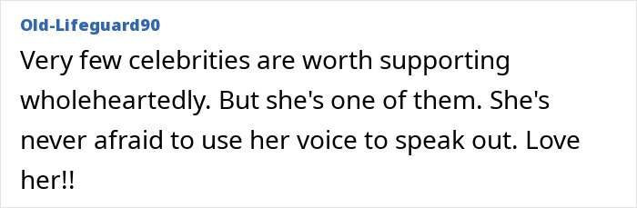 Comment supporting Nicola Coughlan for speaking out on trans rights. Comment supporting Nicola Coughlan for speaking out on trans rights.