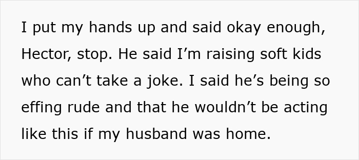 Text from a story about a guy banned from a vacation for childish behavior toward his niece and nephew.