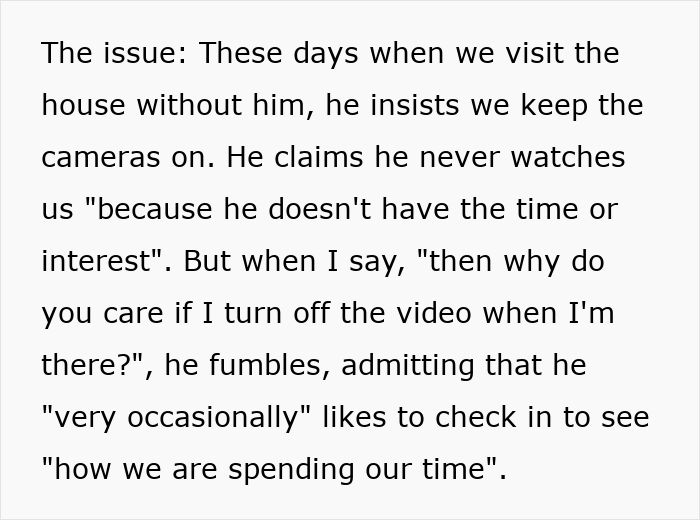 Guy Decides To Put His Foot Down, Shuts Off Dad&rsquo;s Security Cameras Despite His Displeasure